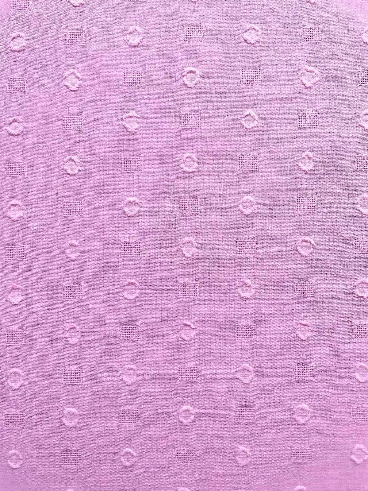 Baumwolle "Orchid Pink" rosa mit Punkten
